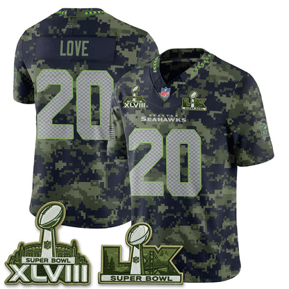 SEA 2026 Salute to Service Edition Vapor Jersey V2- Stitched