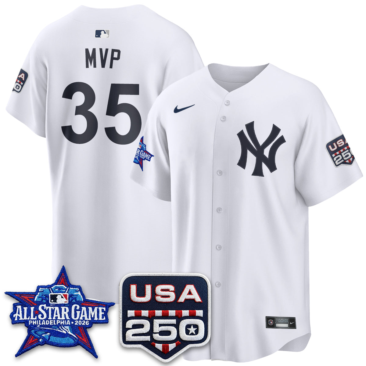 NYY 2026 All Star MVP Edition Vapor Jersey - Stitched