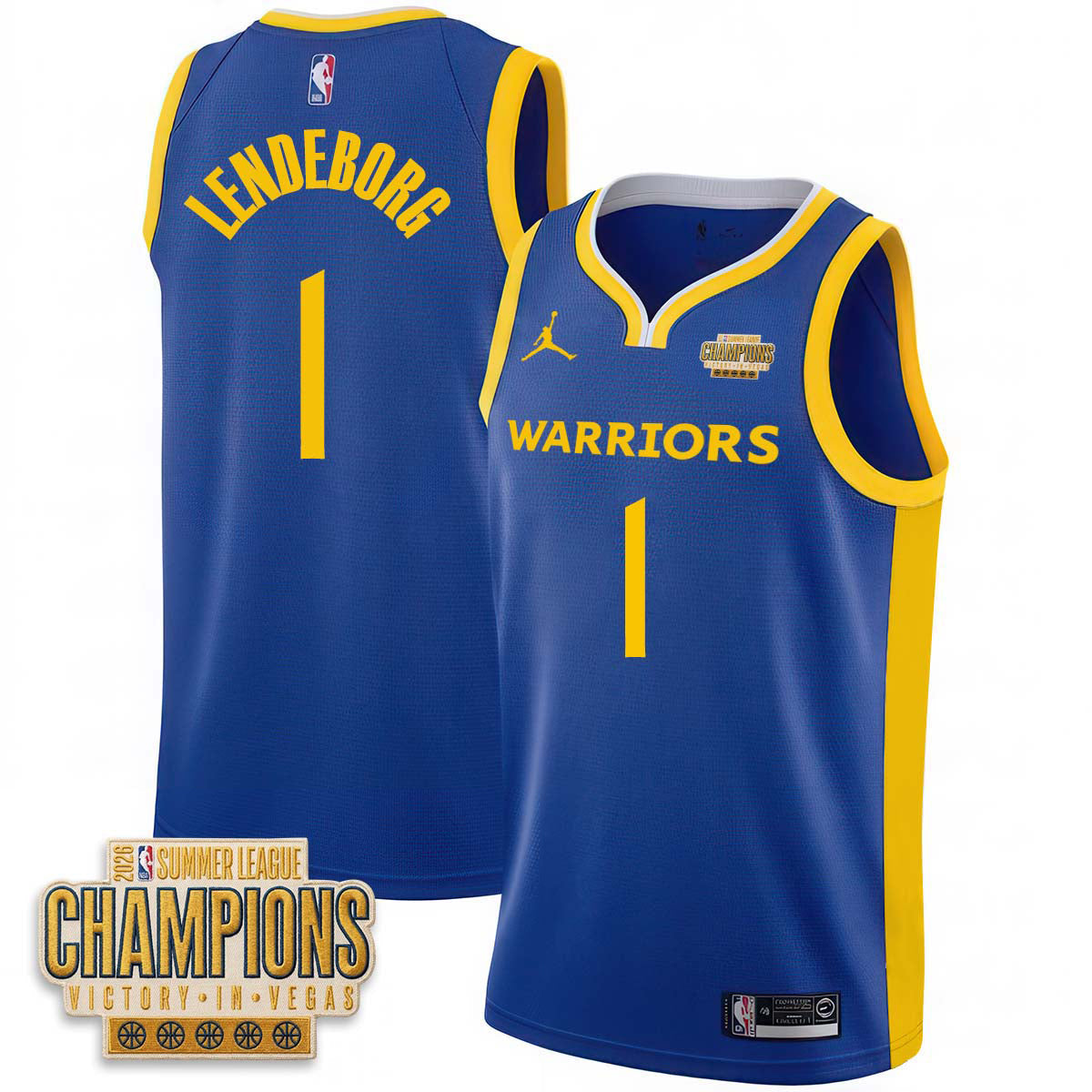 GSW 2026 Summer League Vapor Jersey - Stitched