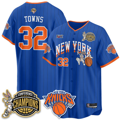 NYK 2026 NBA Finals x Bunny Vapor Jersey V2- Stitched