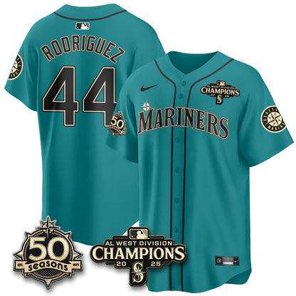 SEA Vapor Premier Limited Jersey - 50th Anniversary & AL West Division Champions - Steelheads Community Funds - Stitched