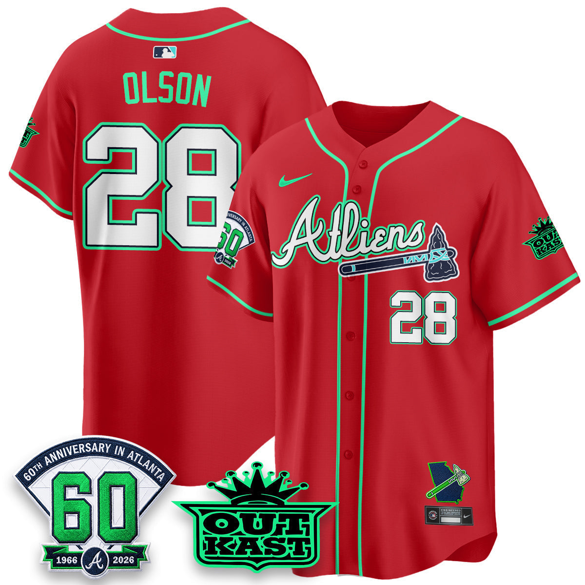 ATL x Atliens Cool Base Galaxy Version Jersey - Stitched-NQD