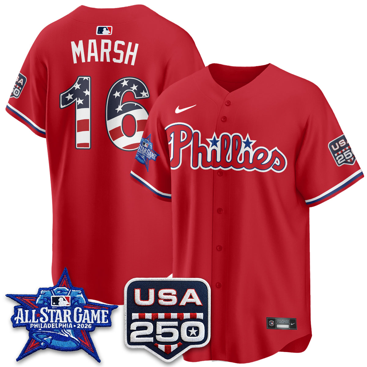 PHI 2026 All Star Edition Vapor Jersey - Stitched