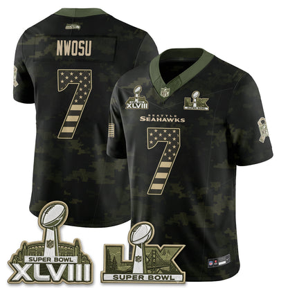 SEA 2026 Salute to Service Edition Vapor Jersey V2- Stitched