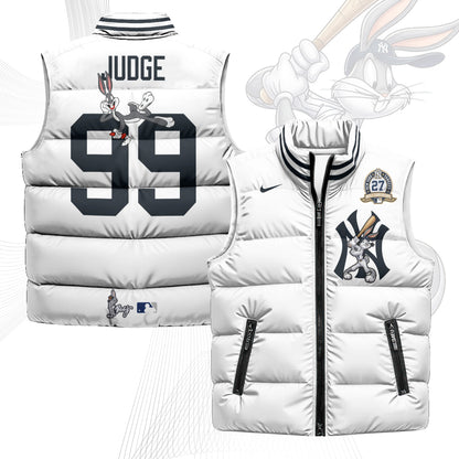 NYY Edition Unisex Puffer Vest - Printed