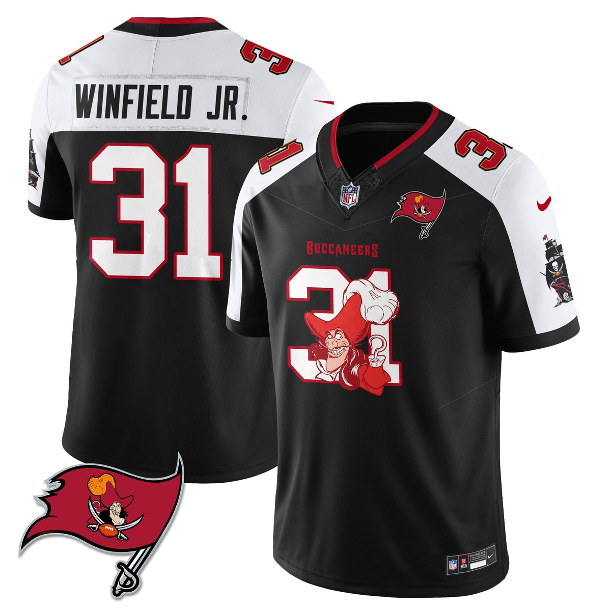 TB x Red Coat Captain Edition Vapor Jersey - Stitched