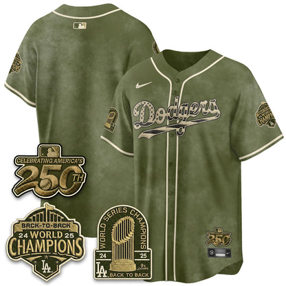 LAD New Era Olive 2026 Armed Forces Day Jersey -Stitched V2