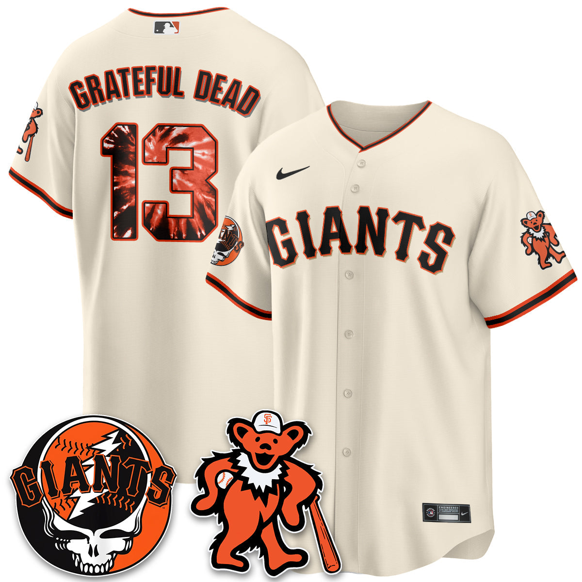 SF x Grateful Dead Vapor Jersey - Stitched