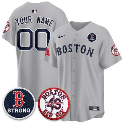 BOS Tim Wakefield Memorial Patch Vaper Premier Limited Custom Jersey - Stitched V2