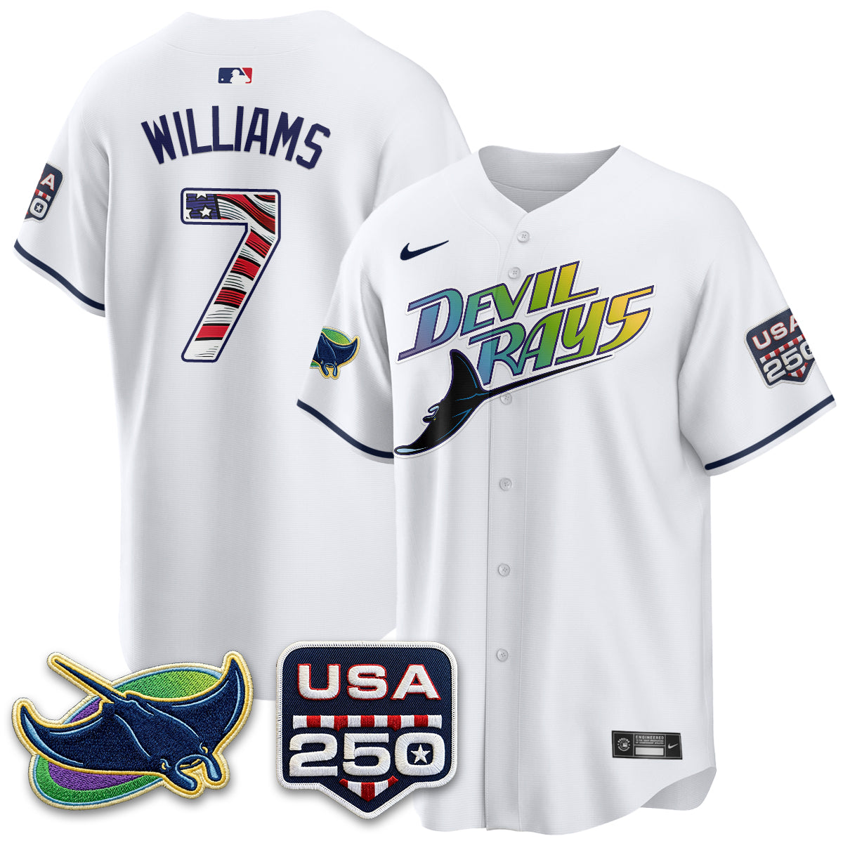 TB Independence Day USA 2026 City Connect Vapor Jersey - Stitched