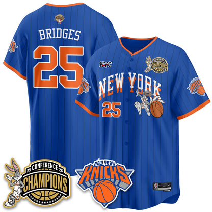 NYK 2026 NBA Finals x Bunny Vapor Jersey V2- Stitched