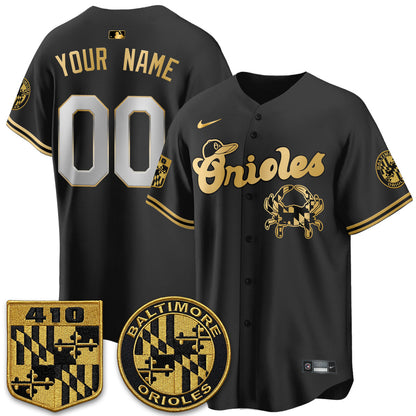 BAL Maryland Flag Vapor Limited Custom Jersey - Stitched