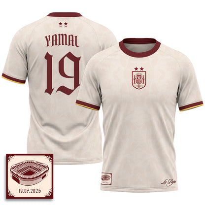 Spain 2026 Soccer Champions Vapor Jersey - Printed