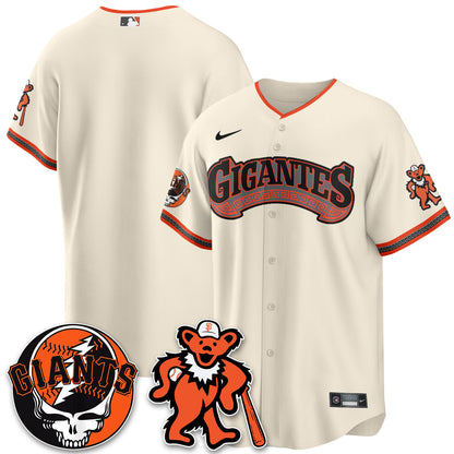 SF x Grateful Dead Vapor Jersey - Stitched