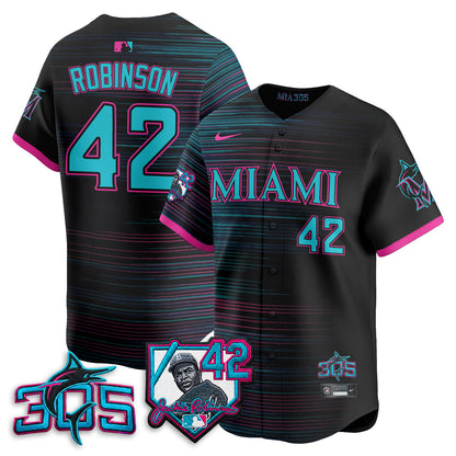 MIA 2026 Jackie Robinson New Era Vapor Limited Jersey - Stitched
