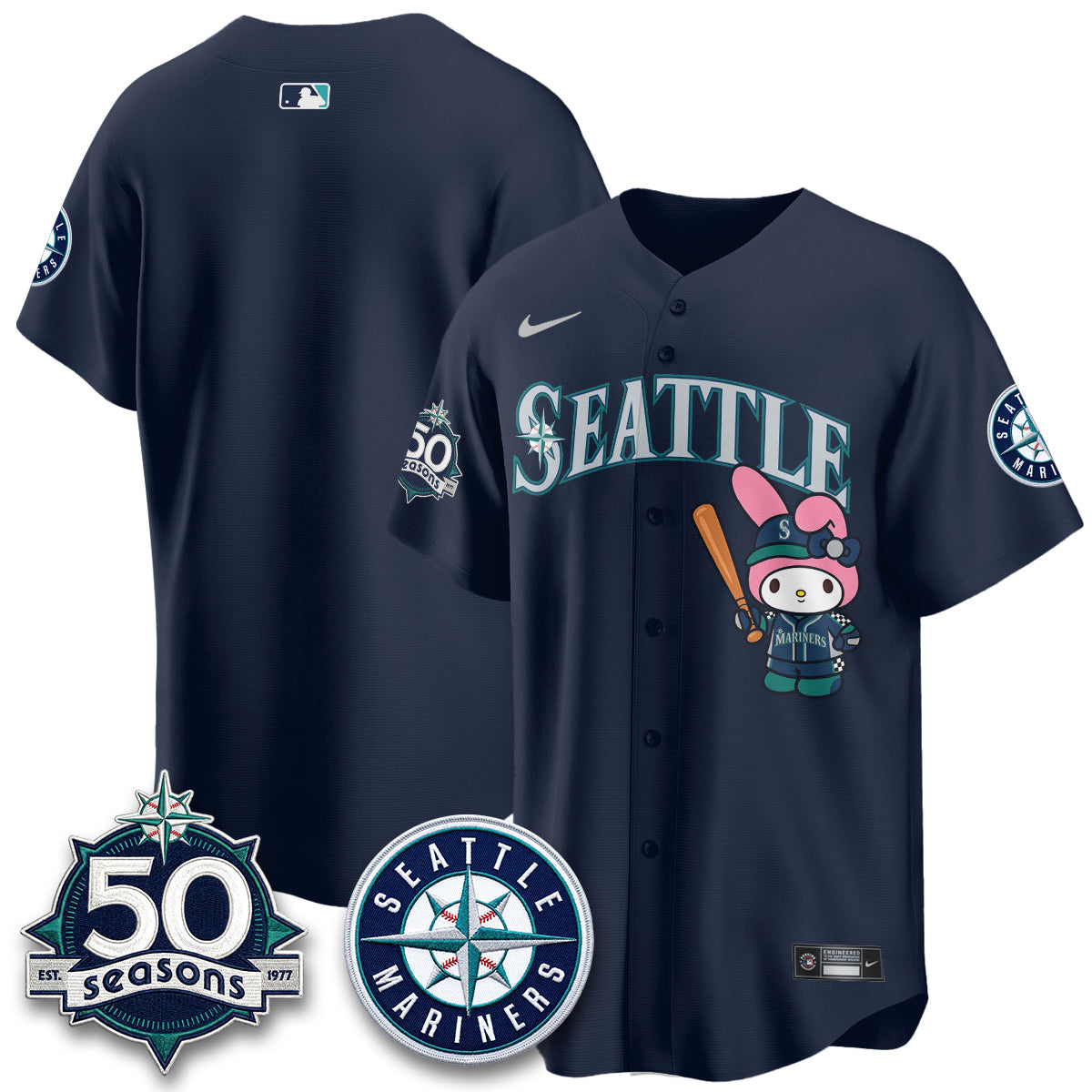 SEA x  Pink Sanrio Friend Vapor Jersey - Stitched
