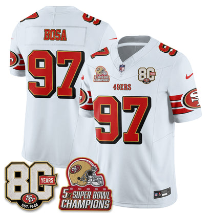 SF Throwback Vapor Jersey - Stitched
