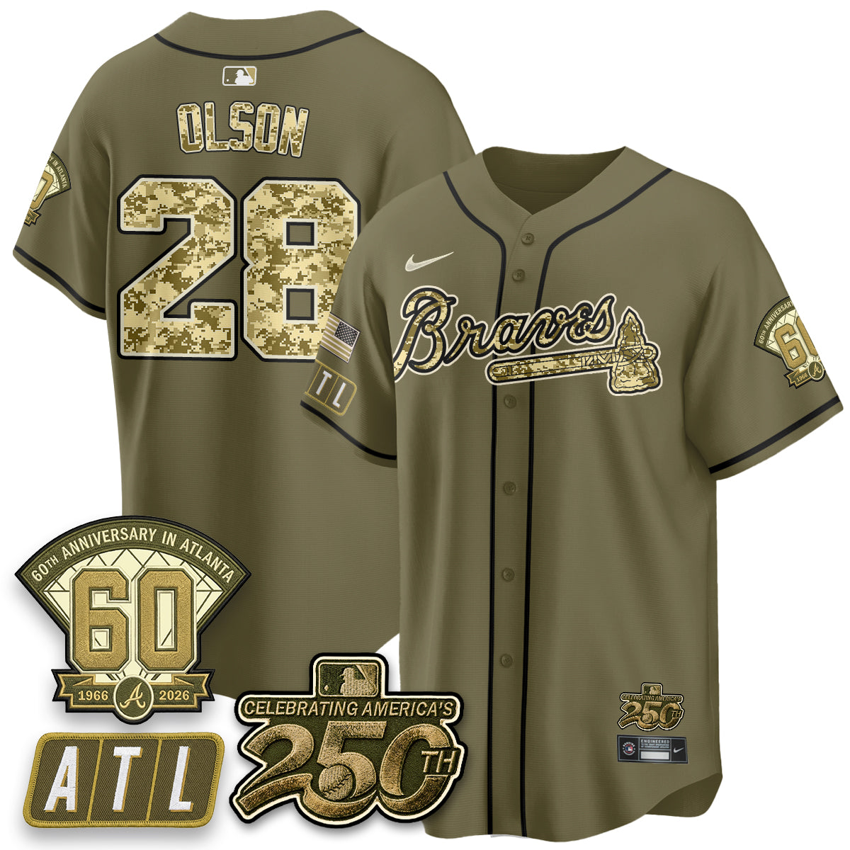 ATL Salute to Service 2026 Vapor Limited Jersey - Stitched