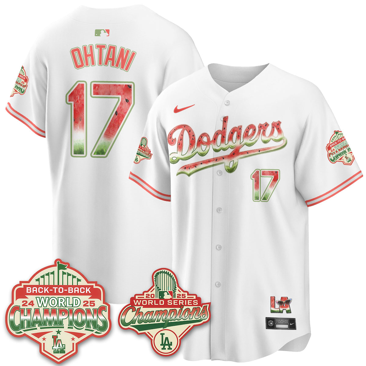 LAD National Watermelon Day Vapor Jersey - Stitched