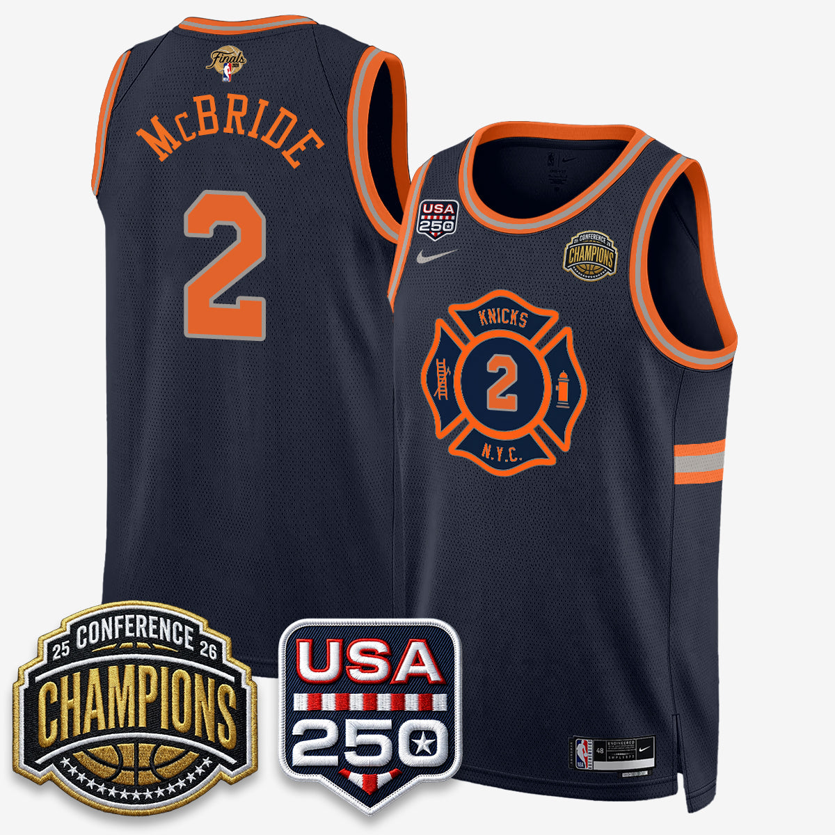 NYK 2026 NBA Eastern Conference Champions City Edition Jersey - Stitched