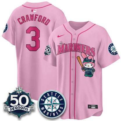 SEA x  Pink Sanrio Friend Vapor Jersey - Stitched