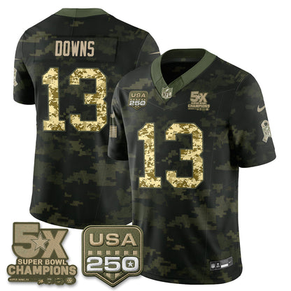 DAL 2026 Salute to Service Edition Vapor Jersey V2- Stitched