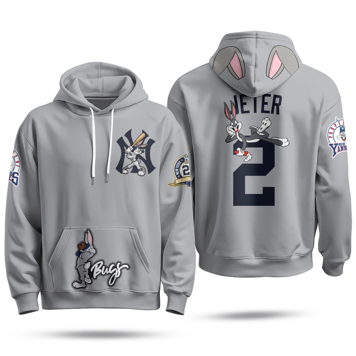 NYY Bunny Vapor Limited Hoodie - Printed