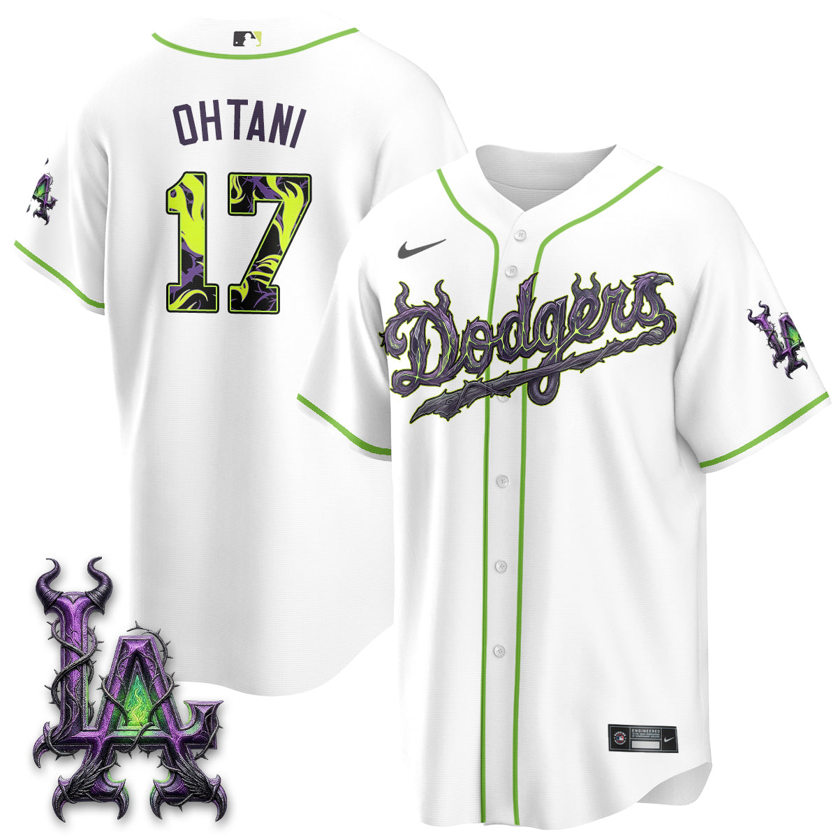 LAD Villains Halloween - Horned Queen Vapor Jersey- Stitched