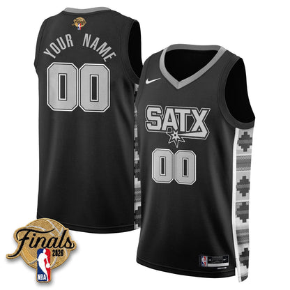 SAS 2026 NBA Western Conference Champions Vapor Custom Jersey V2- Stitched