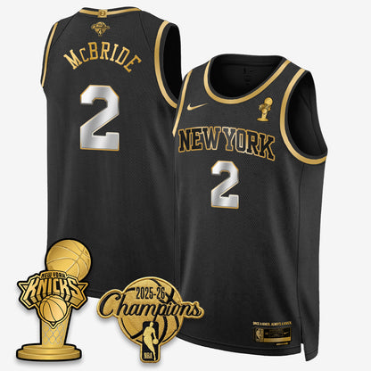 NYK 2026 NBA Champions Gold Edition Vapor Jersey - Stitched