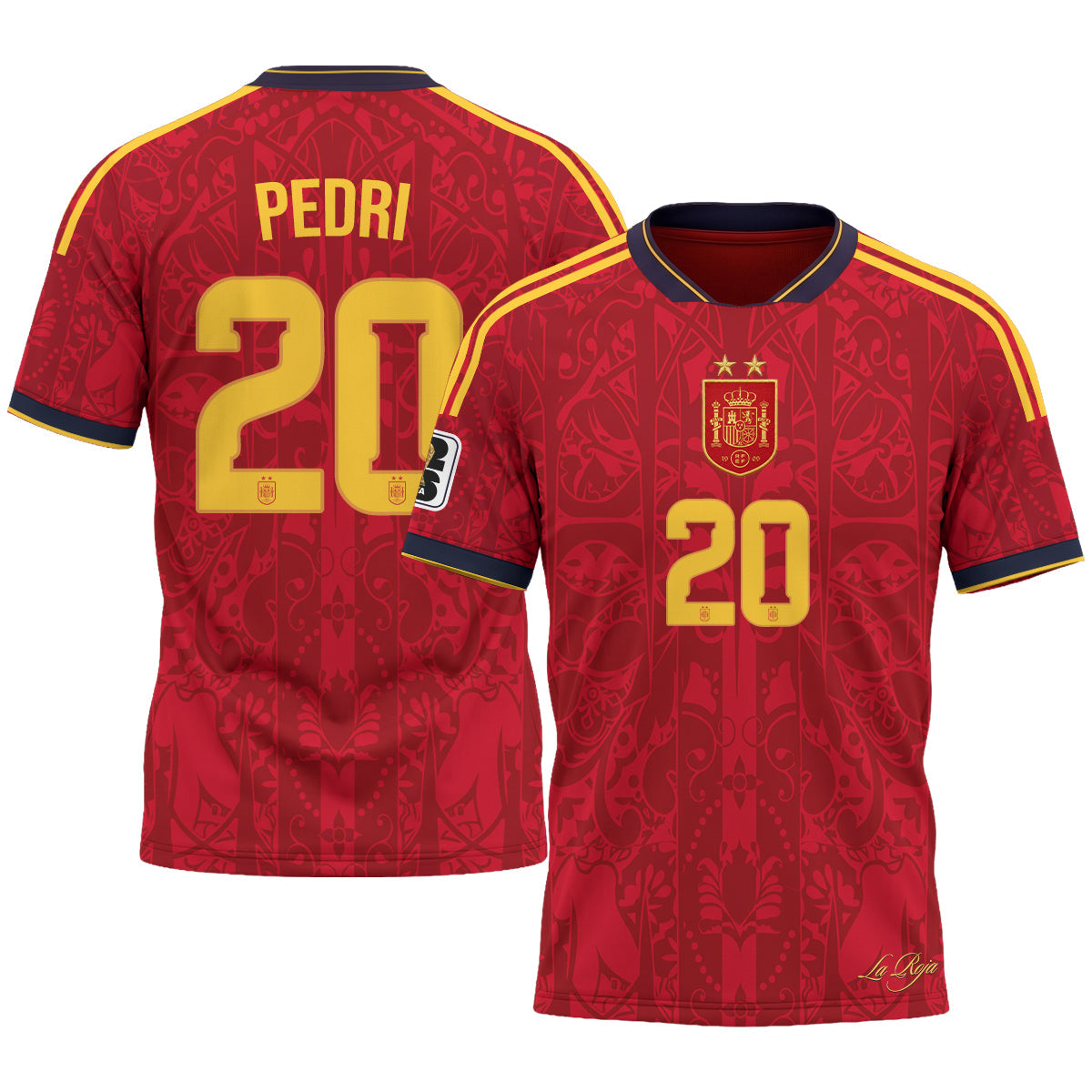 Spain 2026 Soccer Champions Vapor Jersey V2- Printed