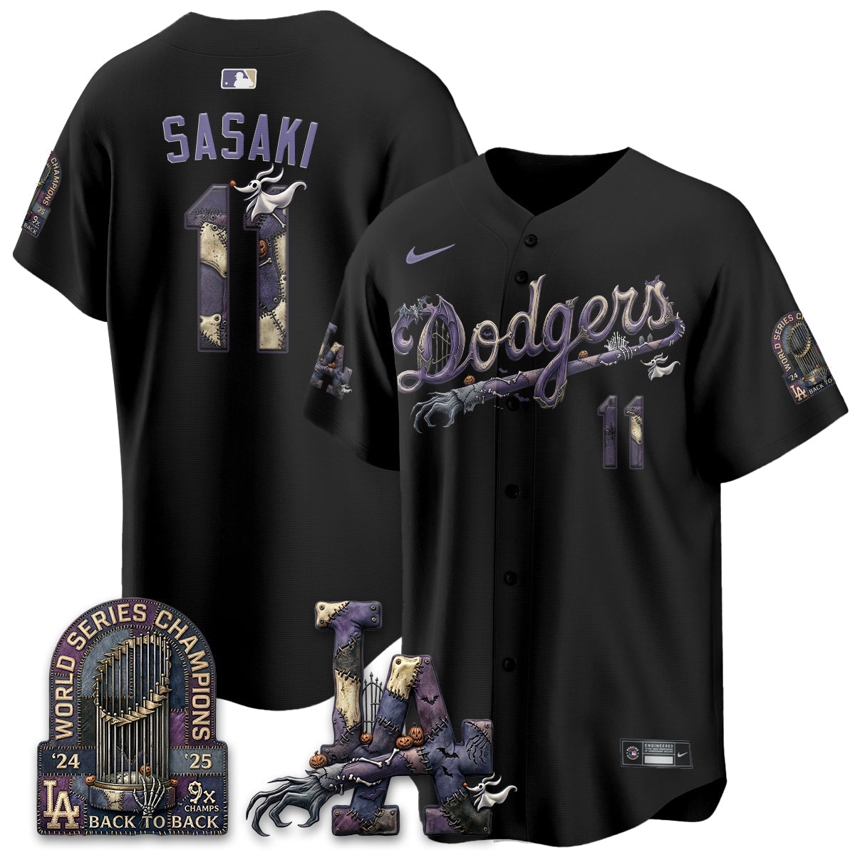 LAD Nightmare Edition Vapor Jersey - Stitched
