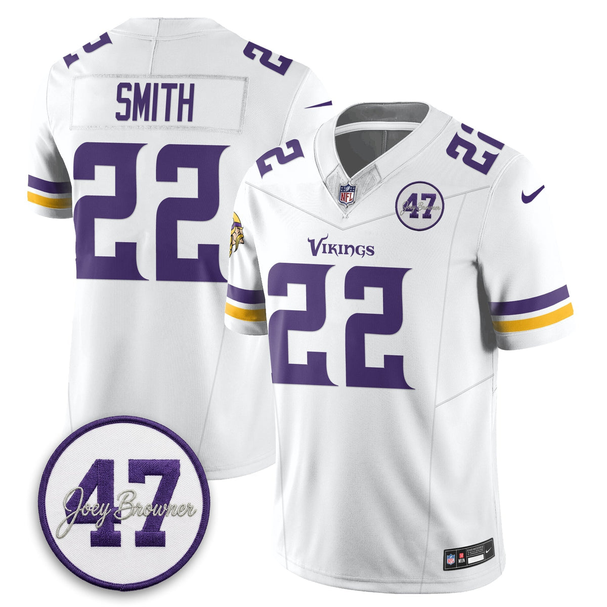 MIN Joey Browner Thank You For Memories - 1960 – 2026 Football Vapor Limited Jersey - Stitched