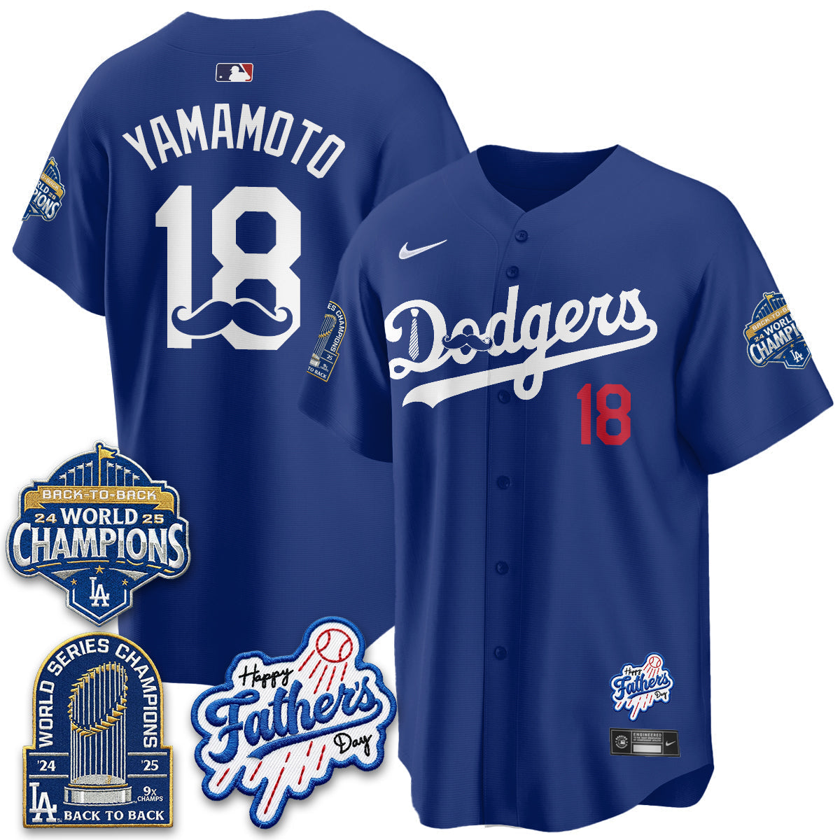 LAD Happy Father's Day 2026 Jersey - Stitched