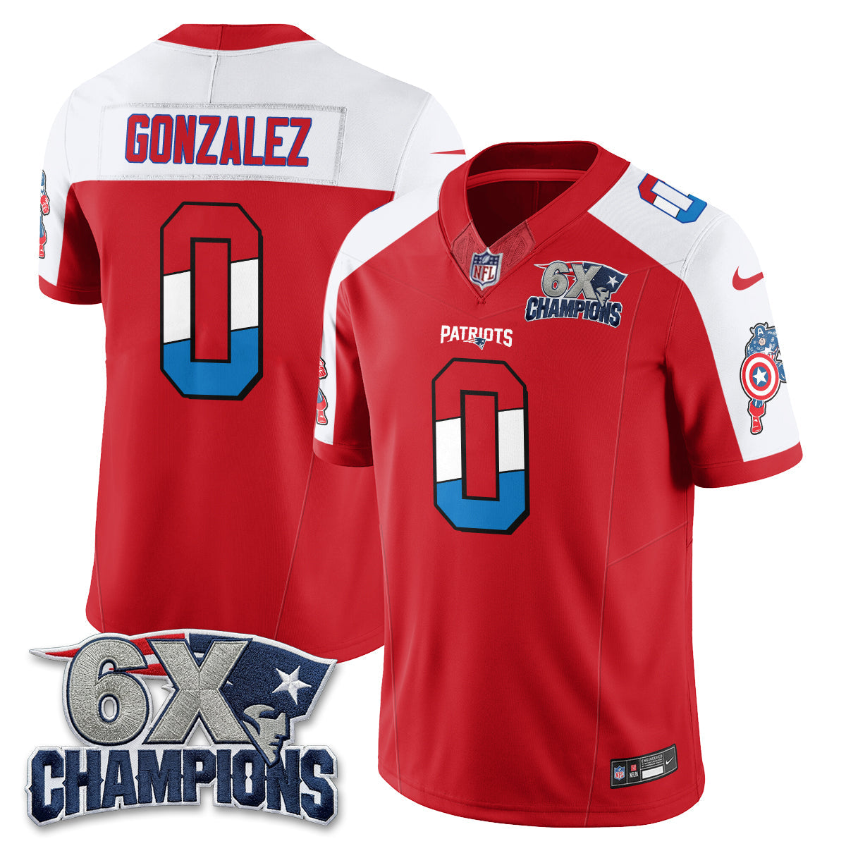 NE x Vibranium Shield Edition Vapor Jersey V2 - Stitched