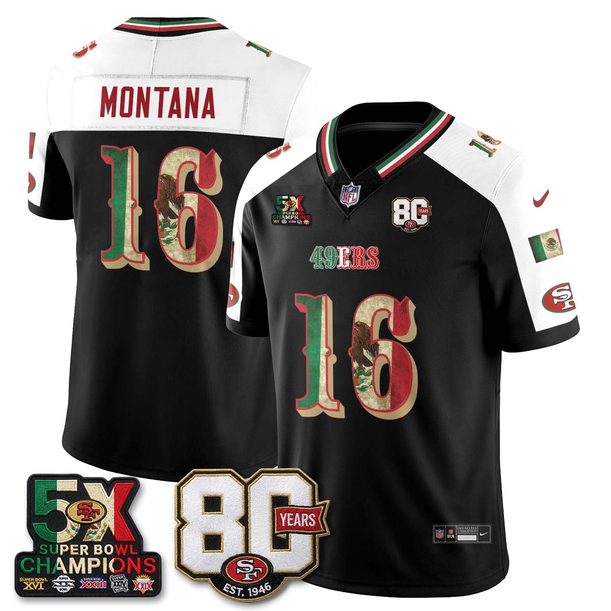 SF Mexican Edition Vapor Jersey - Stitched