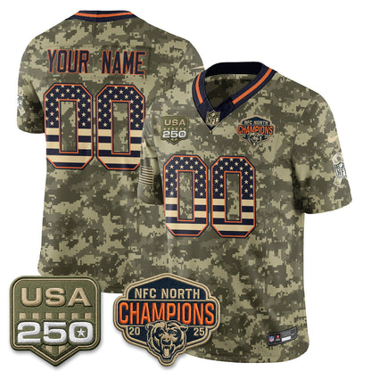 CHI 2026 Salute to Service Edition Vapor Custom Jersey - Stitched