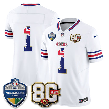SF Melbourne Game 2026 Vapor Jersey - Stitched