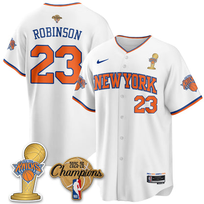 NYK 2026 NBA Champions Vapor Jersey - Stitched