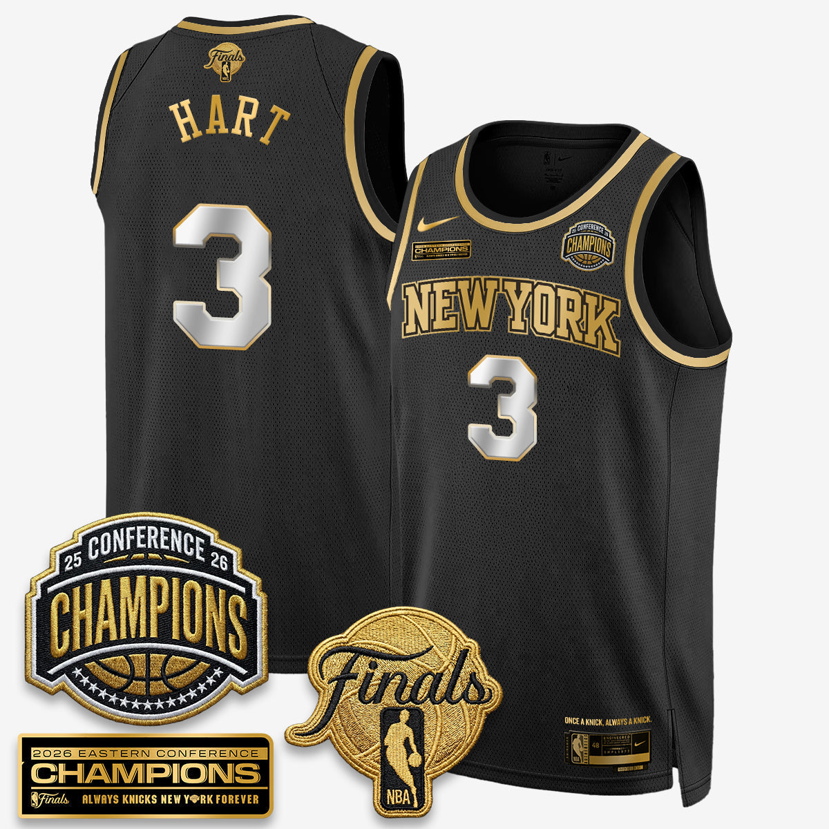 NYK 2026 NBA Eastern Conference Champions Vapor Special Edition Jersey - Stitched