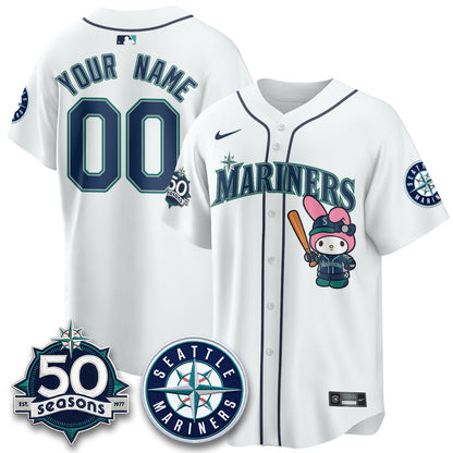 SEA x  Pink Sanrio Friend Vapor Custom Jersey - Stitched