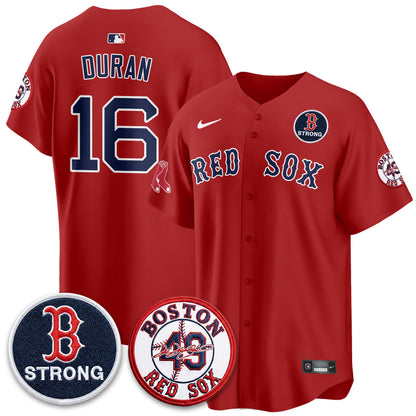 BOS Tim Wakefield Memorial Patch Vaper Premier Limited Jersey - Stitched V2