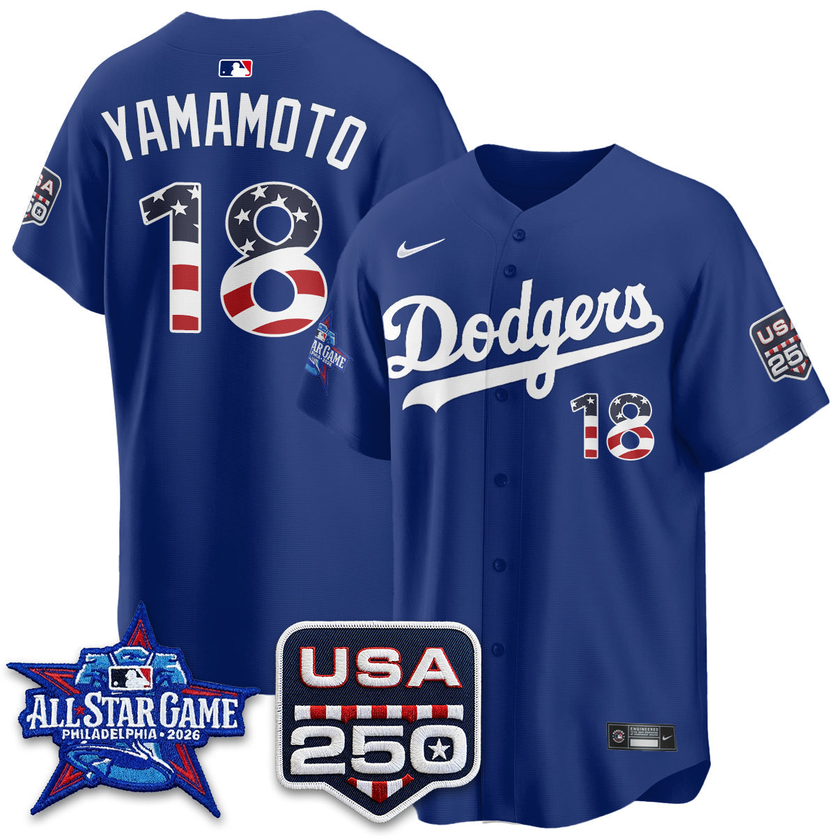 LAD 2026 All Star Edition Vapor Jersey- Stitched