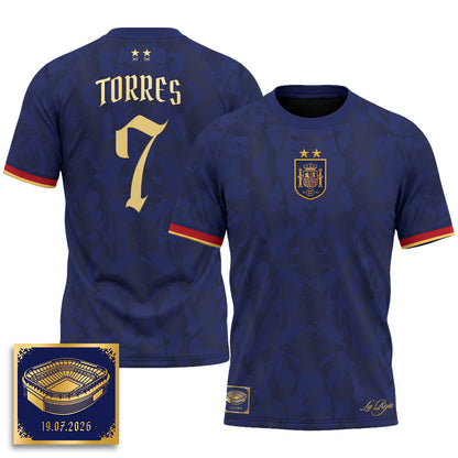 Spain 2026 Soccer Champions Vapor Jersey - Printed