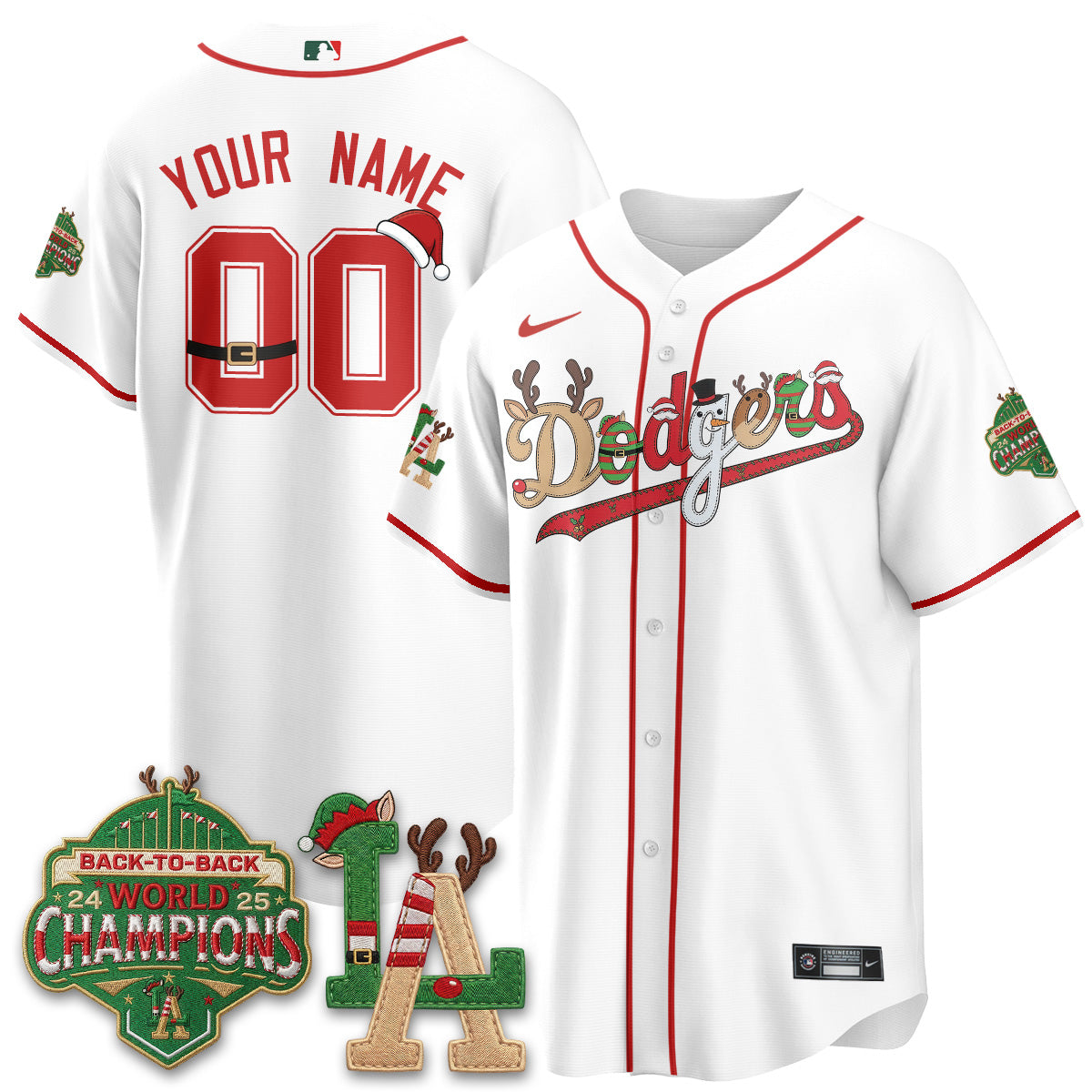 LAD 2026 Christmas Edition Vapor Custom Jersey- Stitched