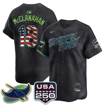 TB Independence Day USA 2026 City Connect Vapor Jersey - Stitched