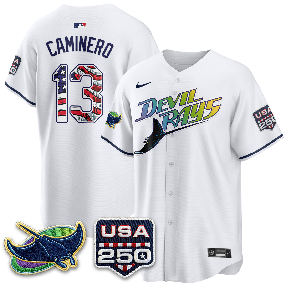 TB Independence Day USA 2026 City Connect Vapor Jersey - Stitched