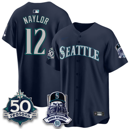 SEA Randy Johnson Vapor Limited Jersey V2- Stitched