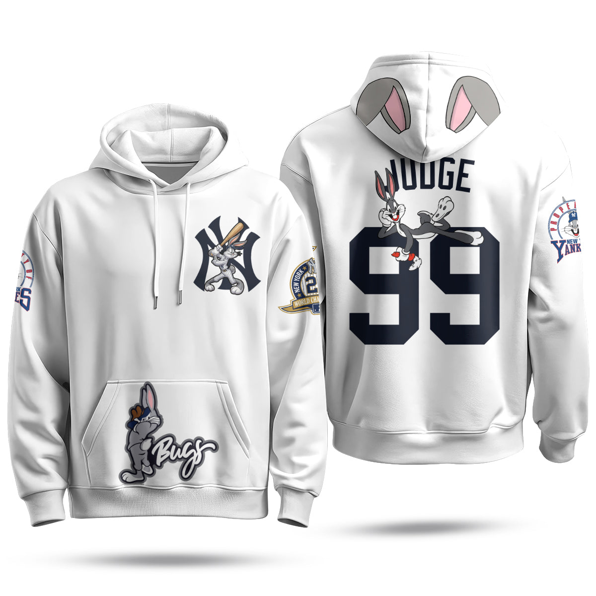 NYY Bunny Vapor Limited Hoodie - Printed