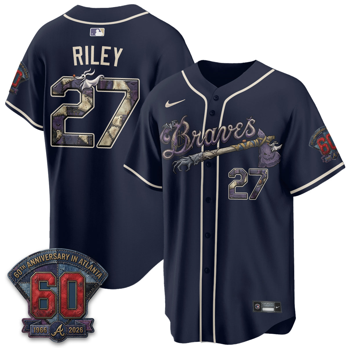 ATL Nightmare Edition Vapor Jersey - Stitched